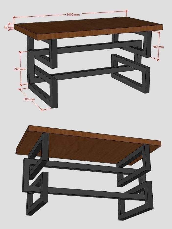 32 Tables en acier créatives et uniques 30