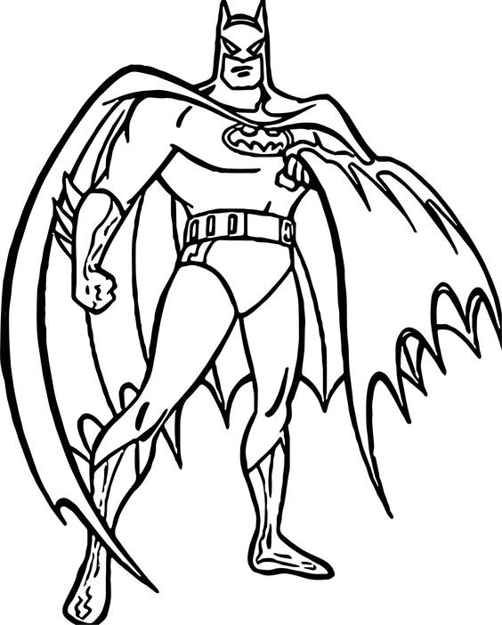 Coloriage Batman : 20 Idées pour faire un coloriage unique 18 Coloriage Batman : 20 Idées pour faire un coloriage unique 18