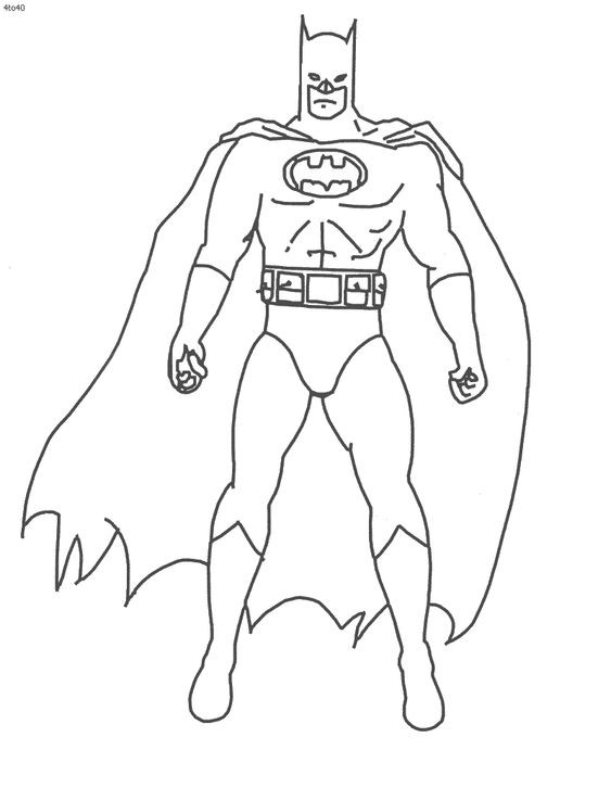 Coloriage Batman : 20 Idées pour faire un coloriage unique 9 Coloriage Batman : 20 Idées pour faire un coloriage unique 9