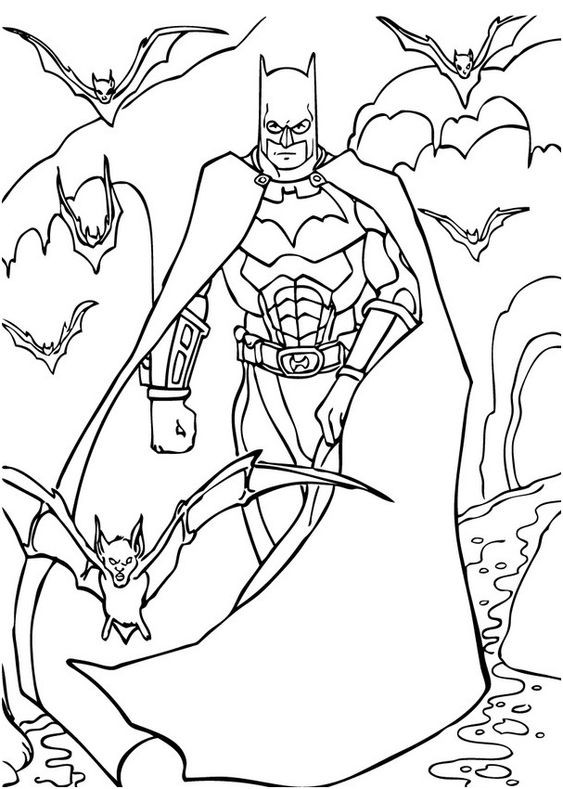 Coloriage Batman : 20 Idées pour faire un coloriage unique 11
