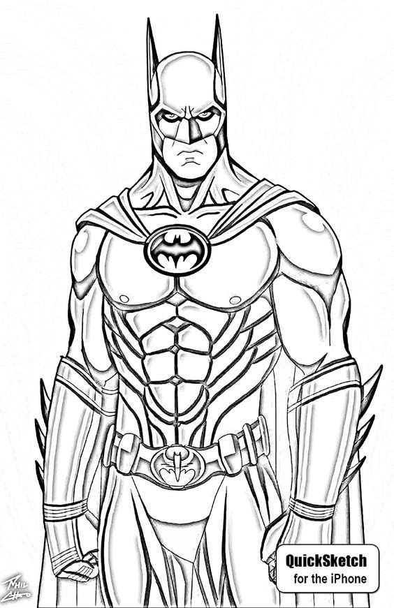 Coloriage Batman : 20 Idées pour faire un coloriage unique 12