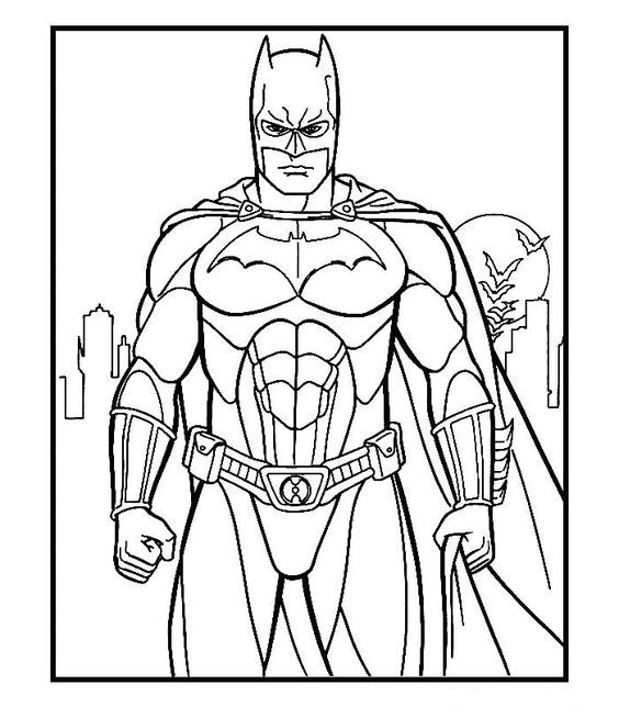 Coloriage Batman : 20 Idées pour faire un coloriage unique 13