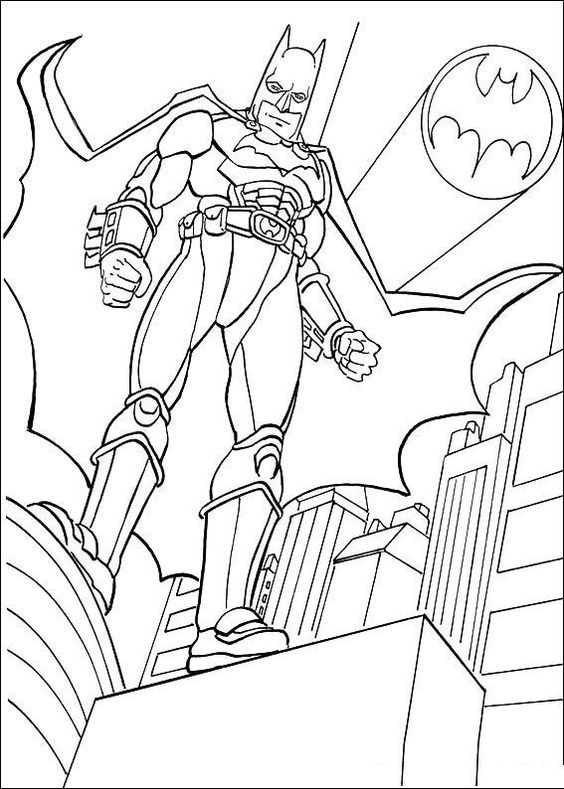 Coloriage Batman : 20 Idées pour faire un coloriage unique 16 Coloriage Batman : 20 Idées pour faire un coloriage unique 16