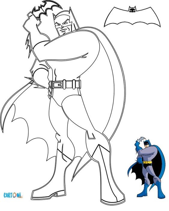 Coloriage Batman : 20 Idées pour faire un coloriage unique 7