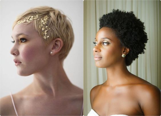 Coupe courte mariage : 31 idées de coiffures de mariées pour cheveux courts 9