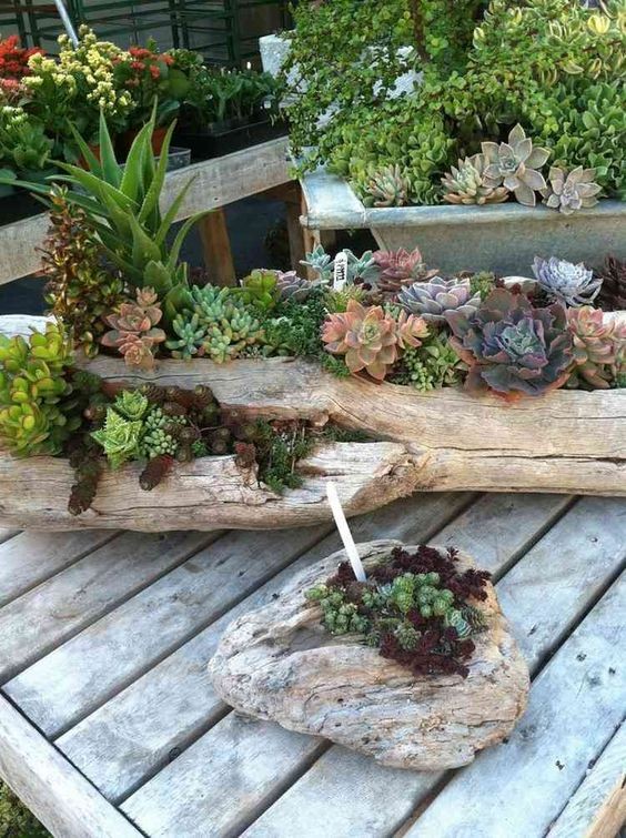 Déco de jardin en bois flotté : 23 idées à adopter 20