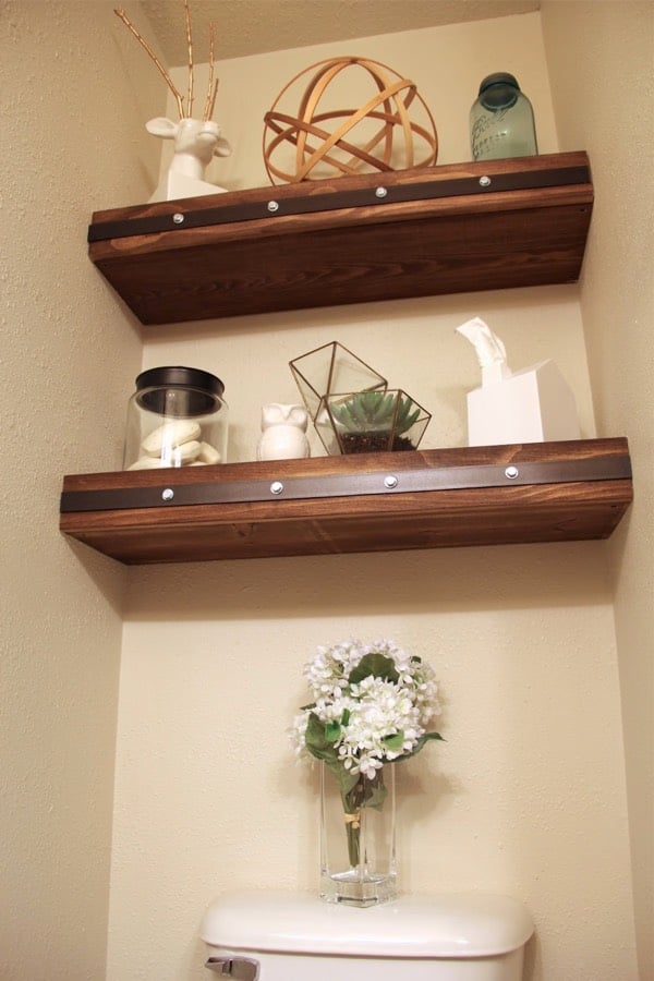 best bathroom floating shelf