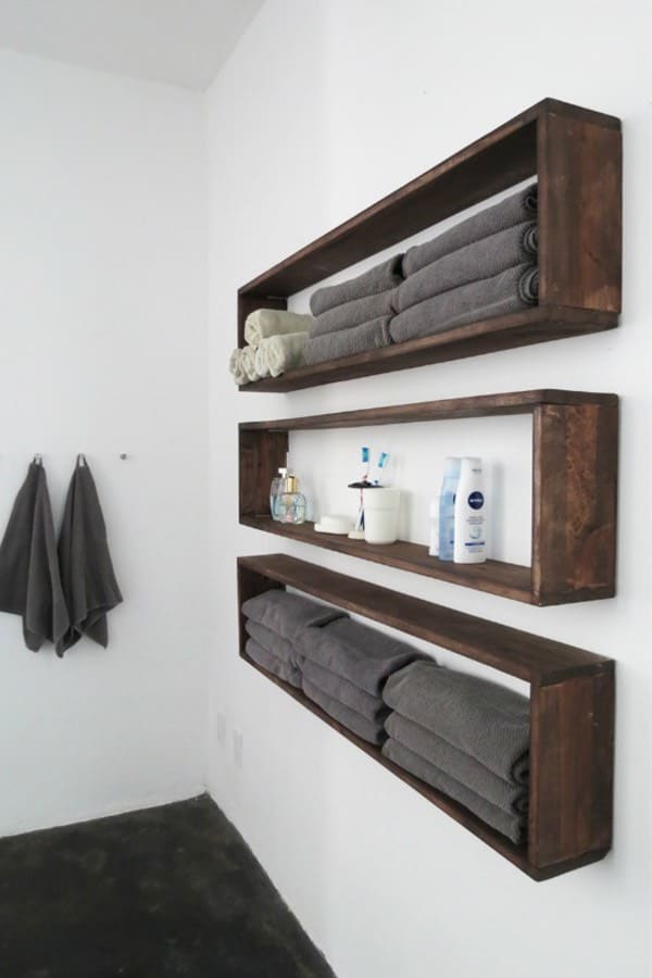 box floating shelf ideas