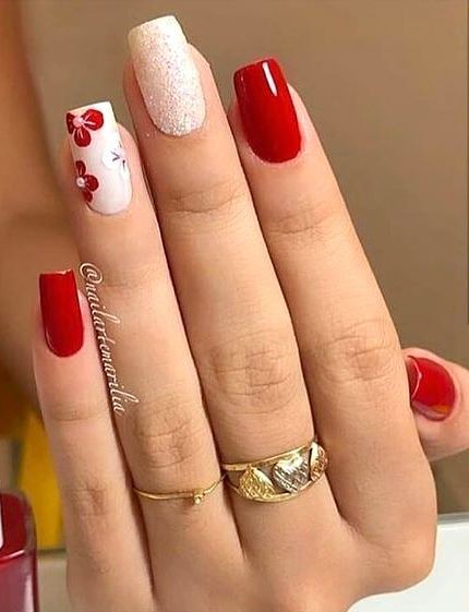 24 Manucures de Mariage Rouges pour Embellir vos Ongles 5