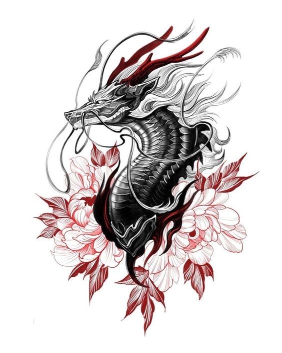 Tatouage Dragon Japonais : 19 Motifs & Dessins Pour S'inspirer 14