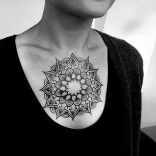 21 Tatouages Mandala Géométriques Pour S'inspirer 14
