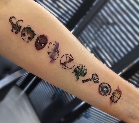 Les Plus Beaux Tatouages de Super Héro Marvel 1