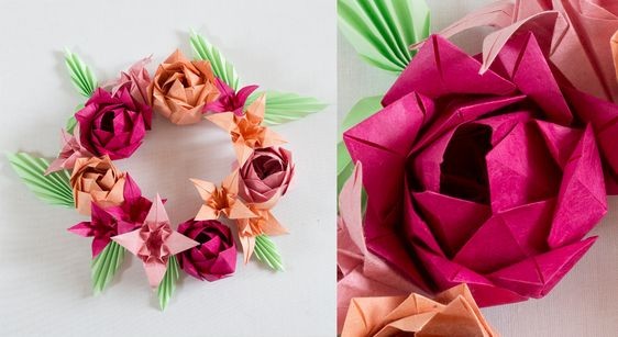 Origami fleur : Nos 18 Tutos & Idées Favorites 16