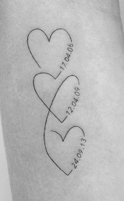 32 Tatouages date de naissance discrets & originaux 26