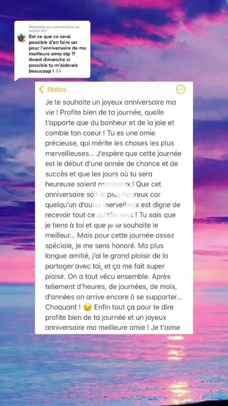 20 textes d'anniversaire touchants pour sa meilleure amie 6