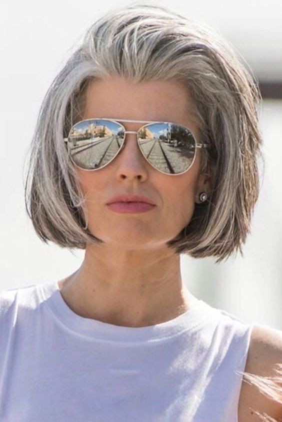 Gray Hair Balayage: The 17 Most Beautiful Models! 2 Gray Hair Balayage: The 17 Most Beautiful Models! 2