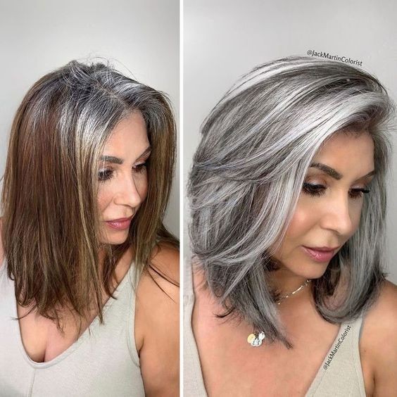 Gray Hair Balayage: The 17 Most Beautiful Models!  4