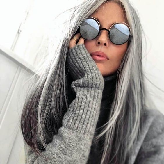 Gray Hair Balayage: The 17 Most Beautiful Models!  5