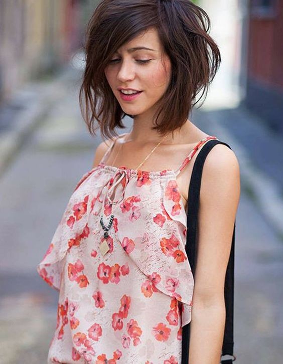 Unstructured Tapered Bob: The 24 Most Beautiful Models 17 Unstructured Tapered Bob: The 24 Most Beautiful Models 17