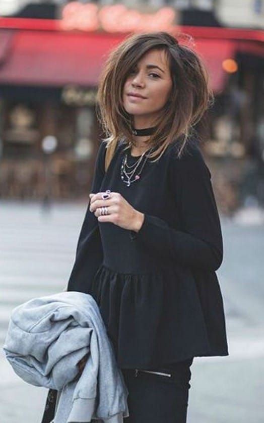 Unstructured Tapered Bob: The 24 Most Beautiful Models 3 Unstructured Tapered Bob: The 24 Most Beautiful Models 3