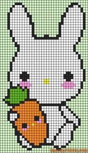 Pixel Art Difficile : 48 idées de Dessins à Colorier 16