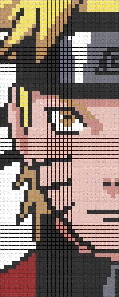 Pixel Art Difficile : 48 idées de Dessins à Colorier 23