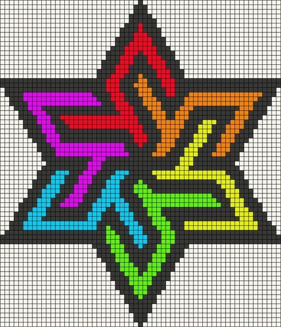 Pixel Art Difficile : 48 idées de Dessins à Colorier 8