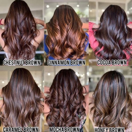 Couleur Cheveux Chocolat : 22 Nuances de Coloration