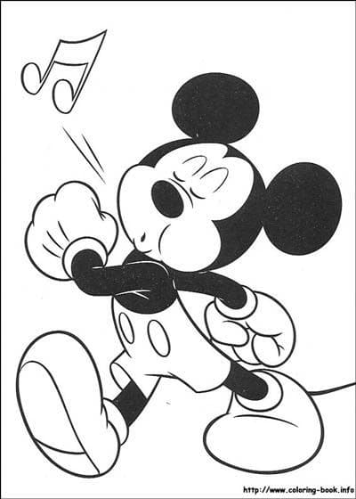 Top 50 Dessins Mickey Faciles à Colorier en 2023 Avec Mickey & Minnie 13