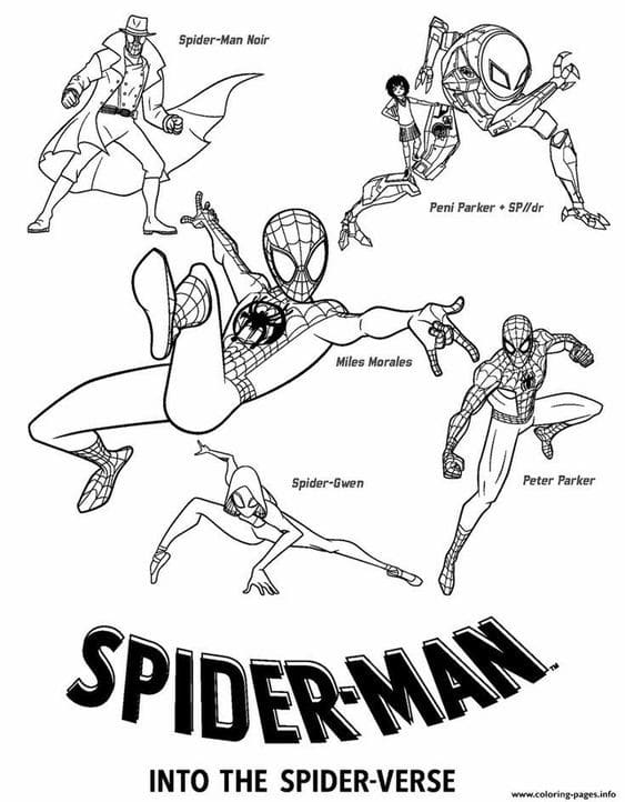 Top 50 Dessins Spiderman Gratuits & Faciles à Colorier en 2023 10