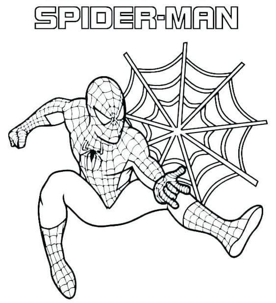 Top 50 Dessins Spiderman Gratuits & Faciles à Colorier en 2023 13