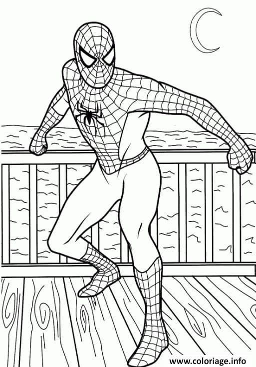 Top 50 Dessins Spiderman Gratuits & Faciles à Colorier en 2023 28