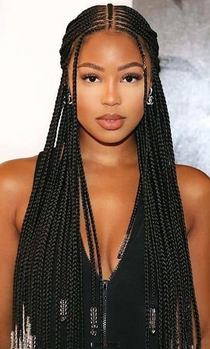 Braids 2023 : Nos 23 plus beaux modèles pour cette coiffure africaine 11