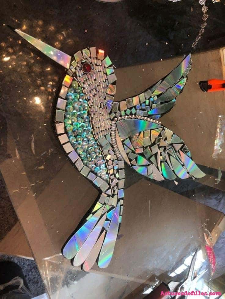 16 Bricolages faciles à faire avec des CDs réutilisés 1 16 Bricolages faciles à faire avec des CDs réutilisés 1