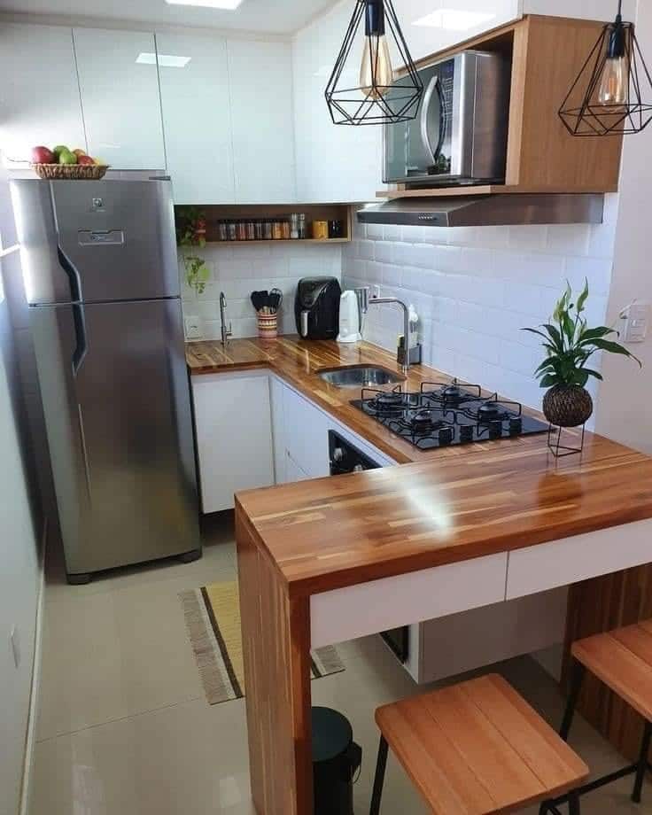 33 décorations de petites cuisines à petit budget 1