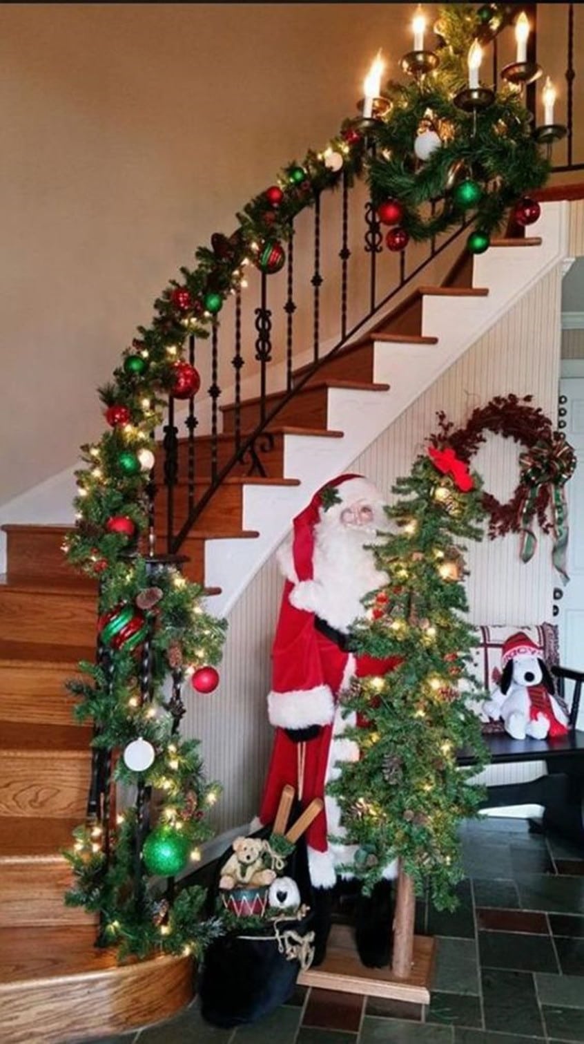 70 bonnes idées pour décorer votre maison à Noël 22