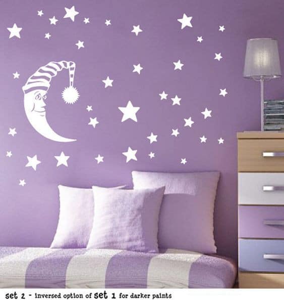 10 Idées pour décorer la chambre de vos filles avec des stickers 9
