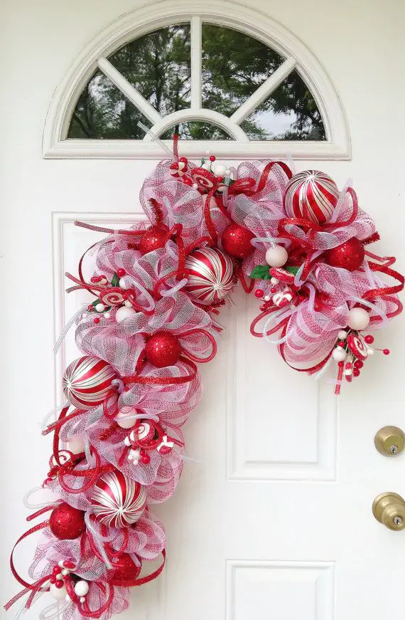 16 Décorations de Noël pour Embellir Votre Porte d'Entrée 11