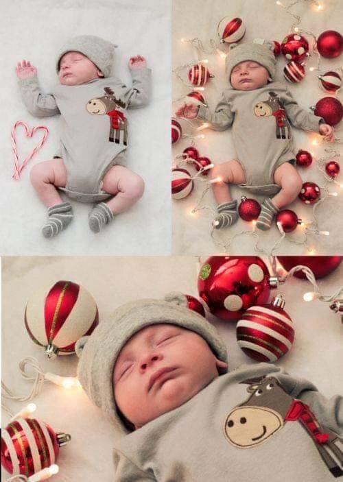 17 belles idées pour photographier votre bébé à Noël 9