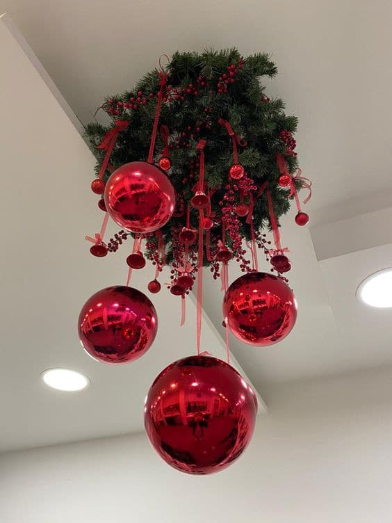 8 Idées incroyables de décoration avec des sphères à Noël 4