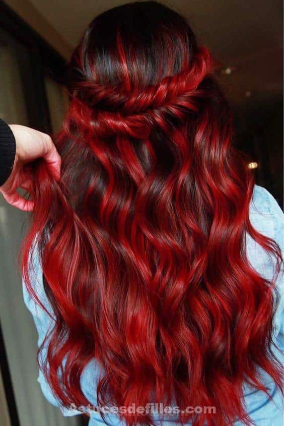 Les 44 plus belles colorations cheveux rouge 5