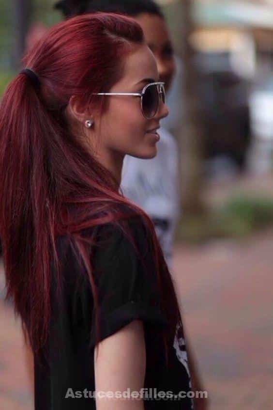 Les 44 plus belles colorations cheveux rouge 8