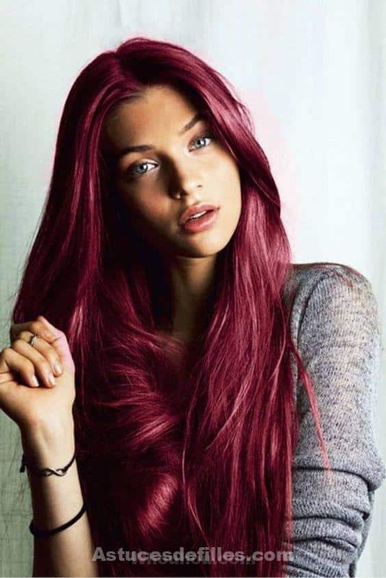 Les 44 plus belles colorations cheveux rouge 9