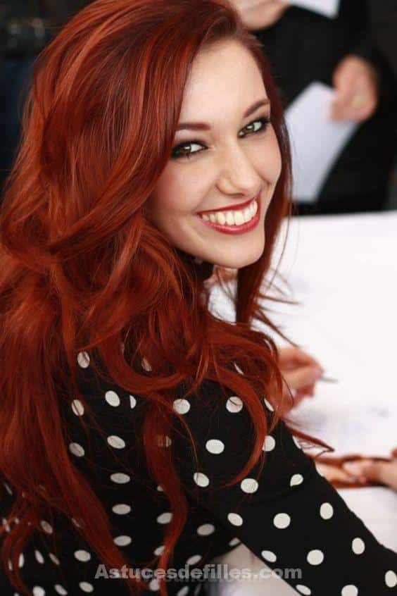 Les 44 plus belles colorations cheveux rouge 10