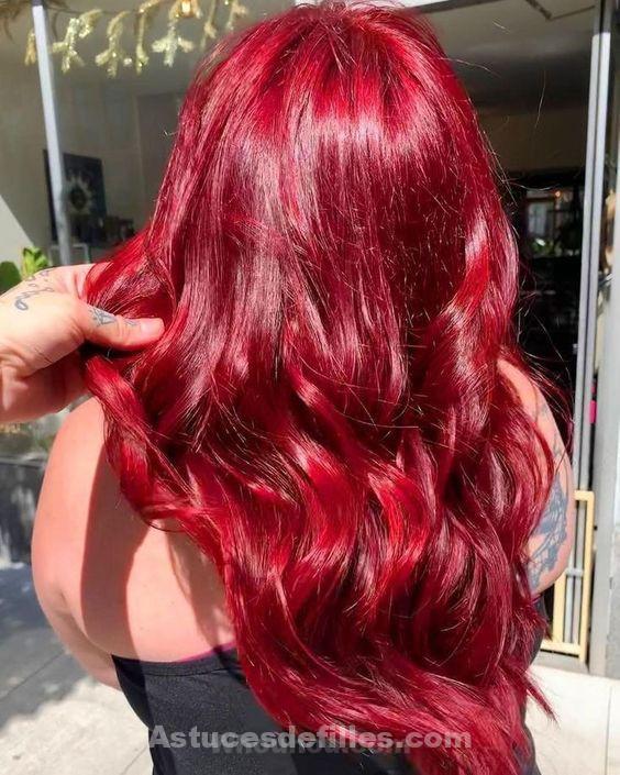 Les 44 plus belles colorations cheveux rouge 17