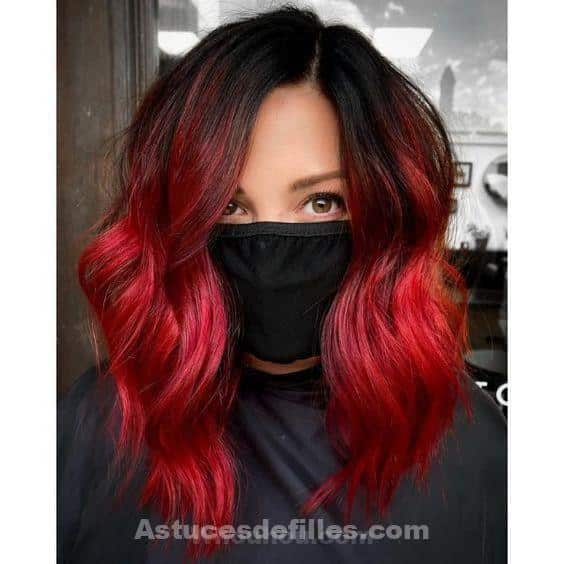Les 44 plus belles colorations cheveux rouge 19