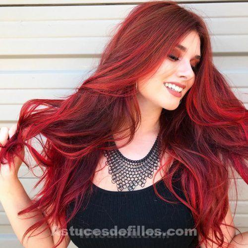 Les 44 plus belles colorations cheveux rouge 23