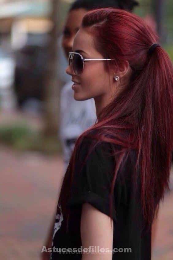 Les 44 plus belles colorations cheveux rouge 31