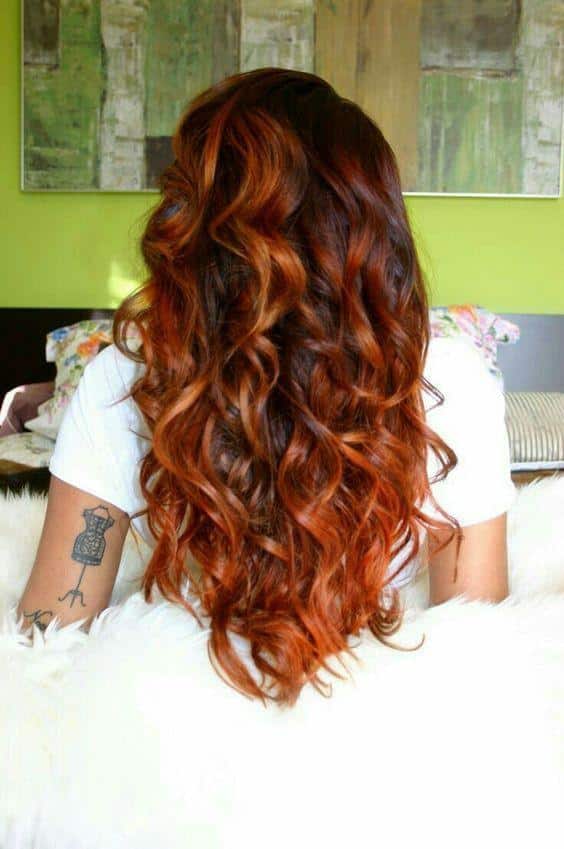 Les 44 plus belles colorations cheveux rouge 36