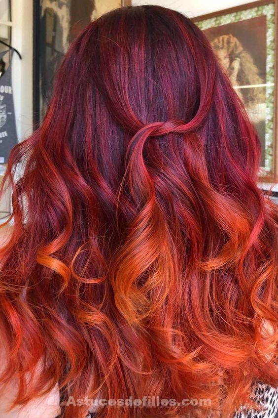 Les 44 plus belles colorations cheveux rouge 38